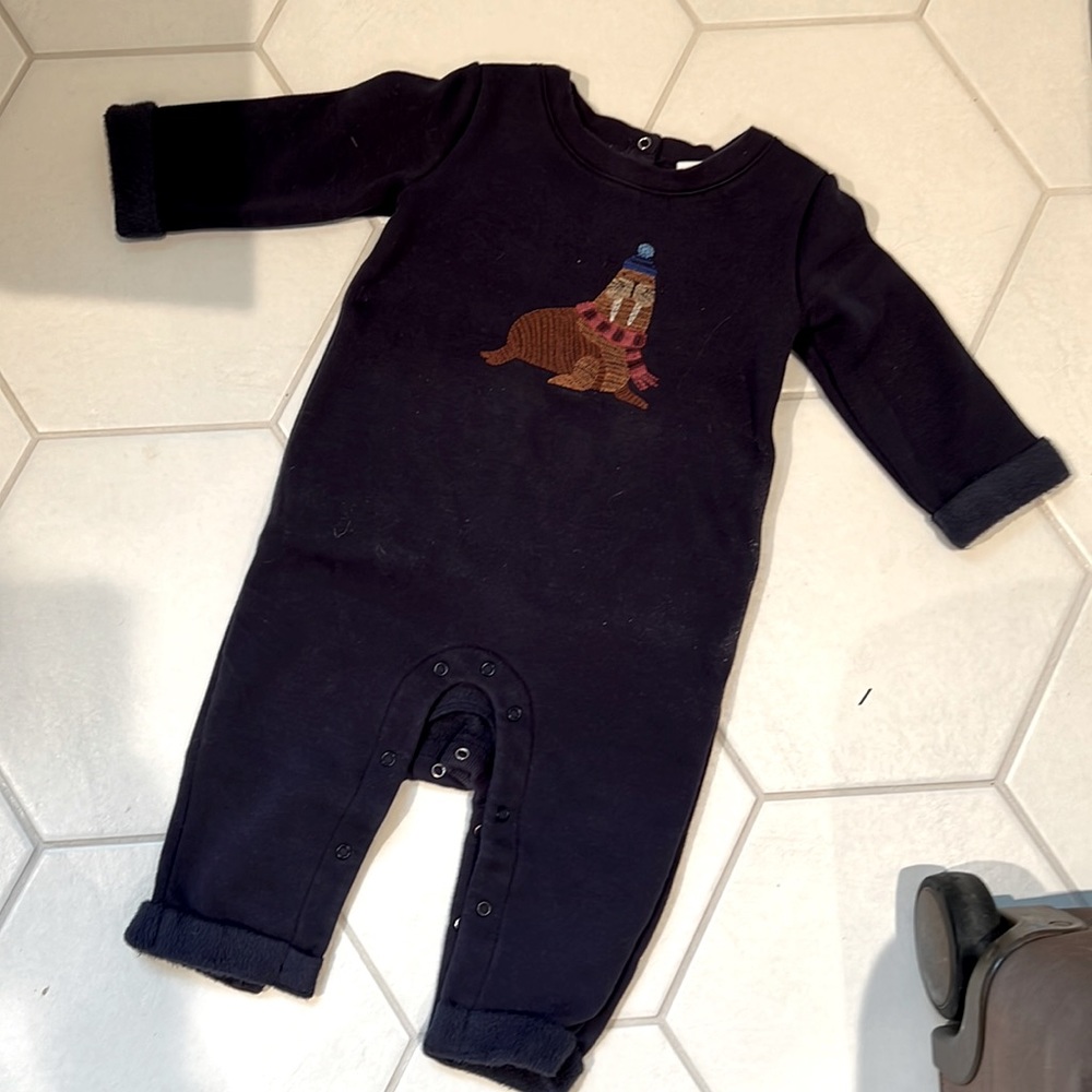 Baby Gap Fleece One Piece 6-12 months
